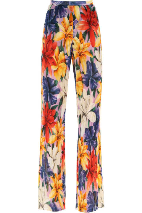 Fashion for Women Etro Floral Pleated Chiffon Pants