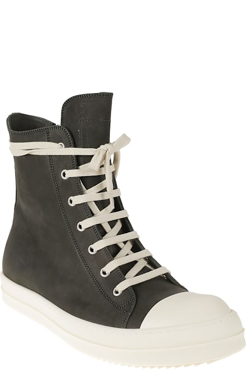 Rick Owens Shoes for Men Rick Owens Hi-top Lace-up Sneakers