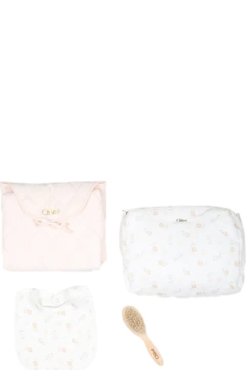 Chloé Jumpsuits for Girls Chloé Matelas Brush Kit A Langer Bib Trousse