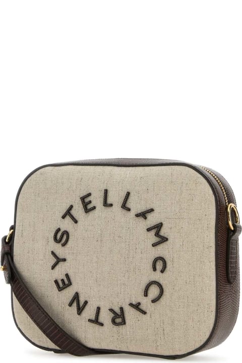 ウィメンズ新着アイテム Stella McCartney Cappuccino Canvas Crossbody Bag