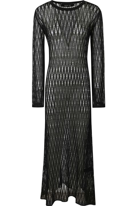 Federica Tosi for Women Federica Tosi See Through Long Sleeved Dress