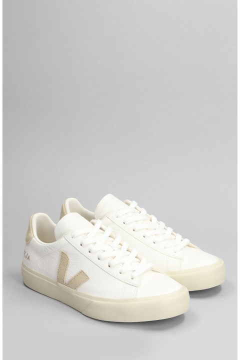 Veja Sneakers for Men Veja Campo Sneakers In White Leather