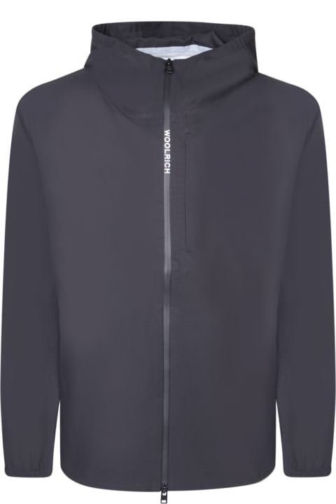 Woolrich Coats & Jackets for Men Woolrich Pacific Zip Jacket In Black Woolrich