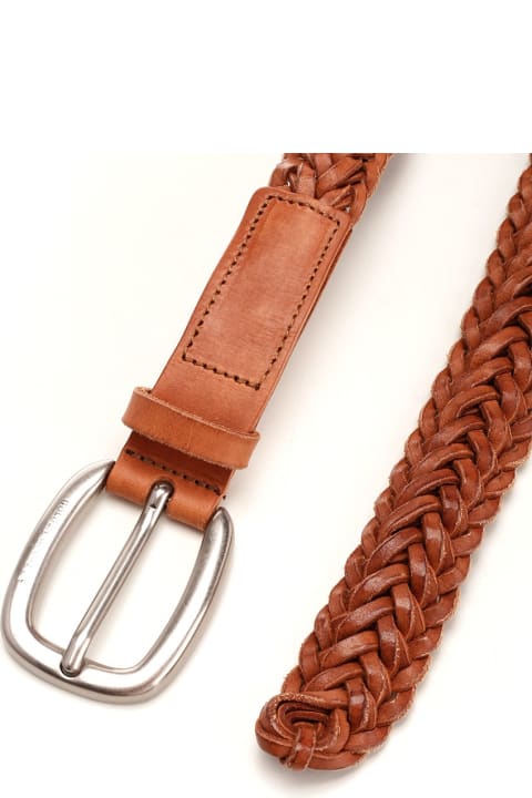 Belts for Women Golden Goose Houston Woven Leather Belt