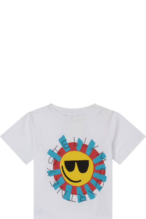 Topwear for Baby Boys Stella McCartney Kids Sun T-shirt With Print