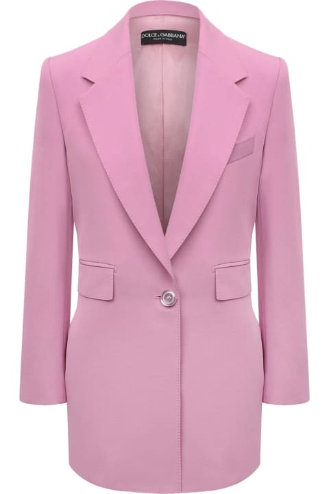 Coats & Jackets for Women Dolce & Gabbana Technical Twill Blazer