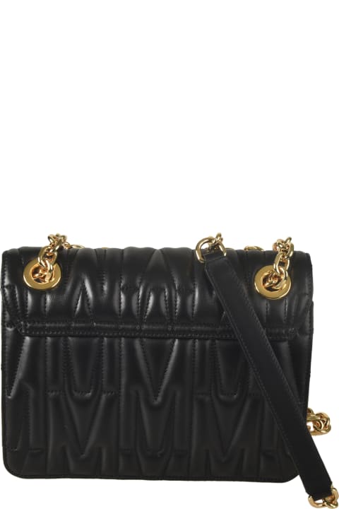 Moschino for Women Moschino Logo Quilted Chain Shoulder Bag
