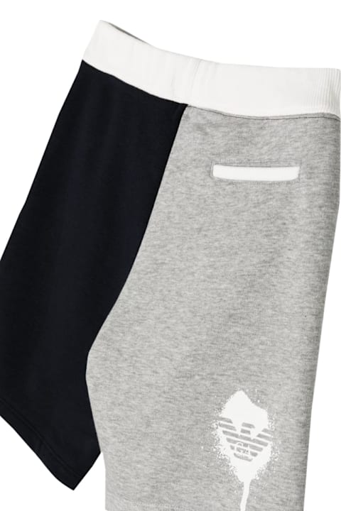 Homeware Emporio Armani Two-tone Bermuda Shorts