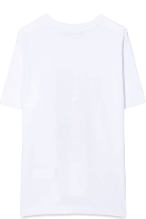 Dsquared2 for Boys Dsquared2 Front Logo And Leaf Print T-shirt