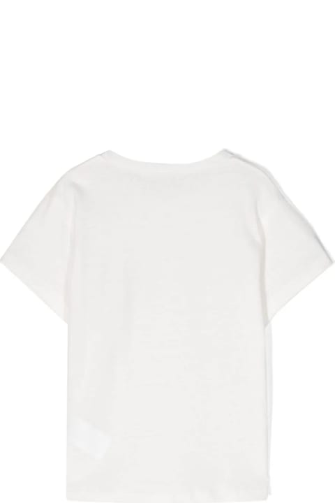 Paolo Pecora T-Shirts & Polo Shirts for Boys Paolo Pecora T-shirt Con Applicazione