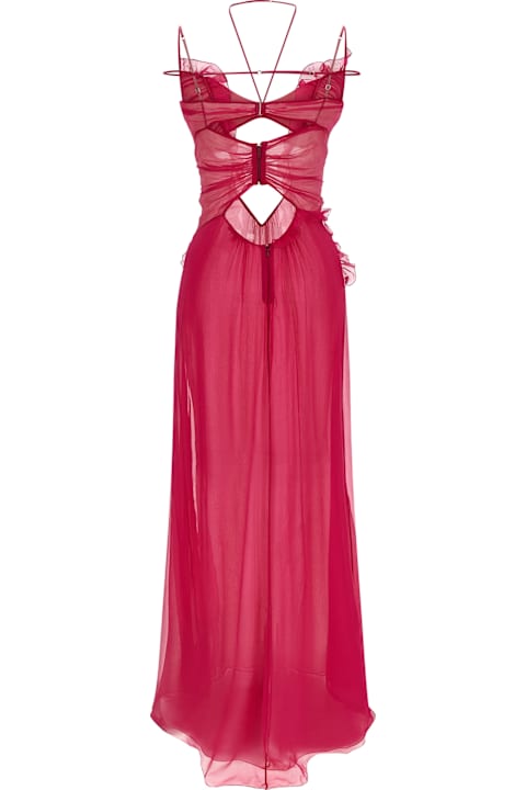 Nensi Dojaka for Men Nensi Dojaka 'frilled Gown With Cutouts' Dress