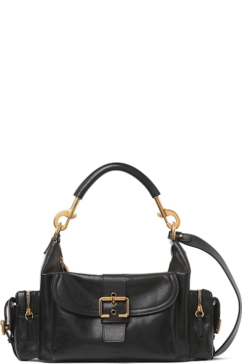 Chloé for Men Chloé Medium Double Carry Leather Shoulder Bag