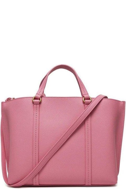 Bags for Women Pinko Carrie Logo Charm Tote Bag