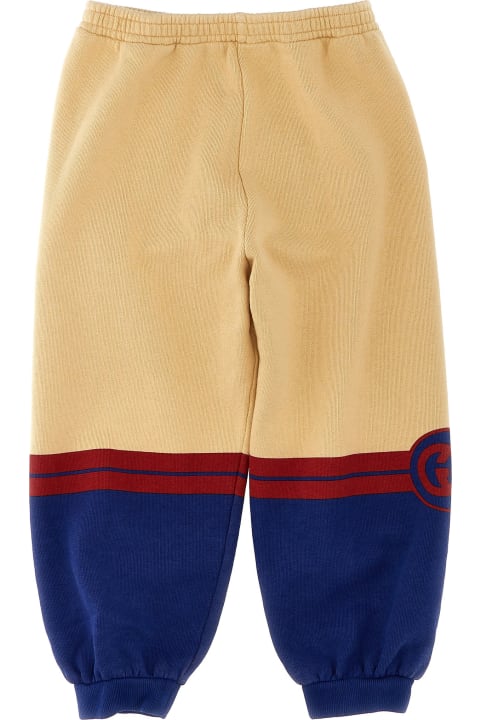 Gucci Bottoms for Baby Boys Gucci Logo Print Joggers