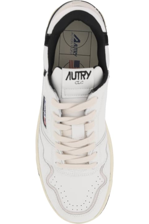 Homeware Autry Clc Sneakers In White And Black Leather
