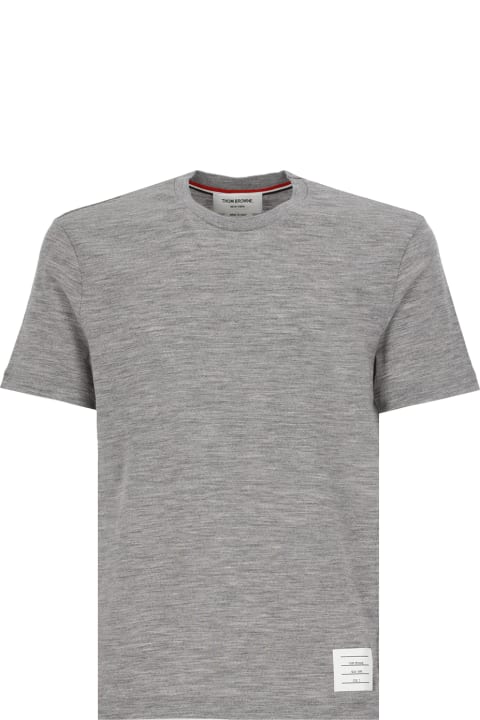Thom Browne for Men Thom Browne Logo Knitted T-shirt