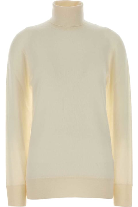 Homeware The Row Ivory Cashmere Lizzy Sweater