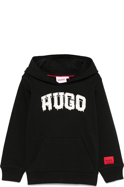 Hugo Boss for Kids Hugo Boss Felpa Con Cappuccio