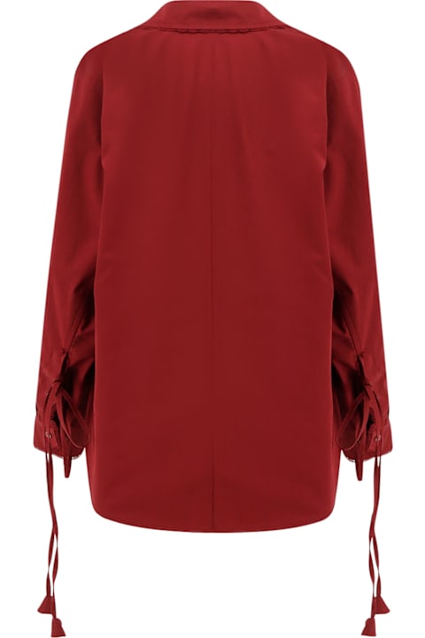 Fashion for Women Gucci Cotton Popeline Shirt With Ties And Laces Profiles