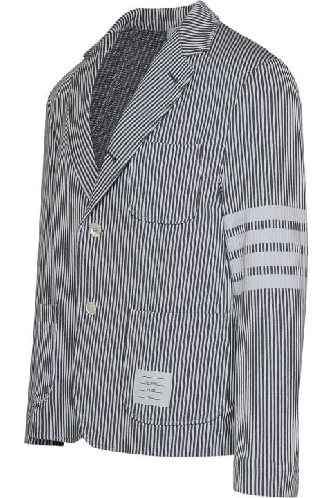 Thom Browne Coats & Jackets for Women Thom Browne White Cotton Shirt