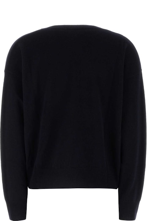 Homeware Versace Midnight Blue Stretch Wool Blend Sweater