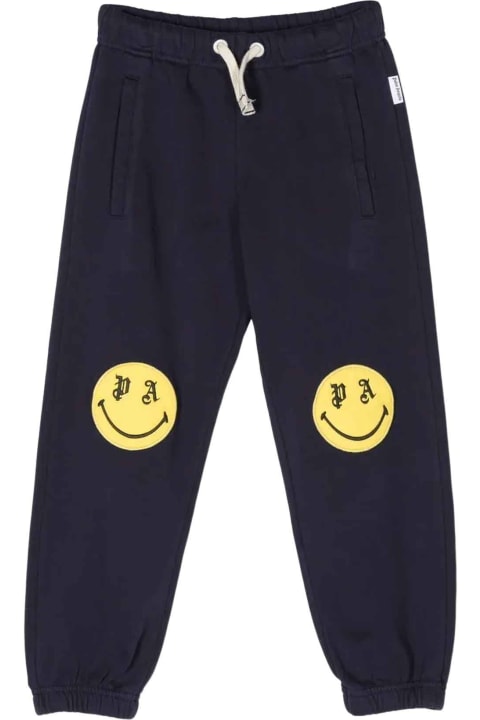 Palm Angels for Kids Palm Angels Blue Trousers Boy