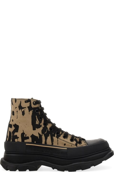 Boots for Men Alexander McQueen Sneaker Tread Slick