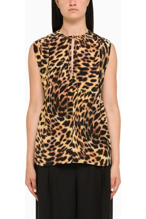 Stella McCartney Topwear for Women Stella McCartney Cheetah-print Top