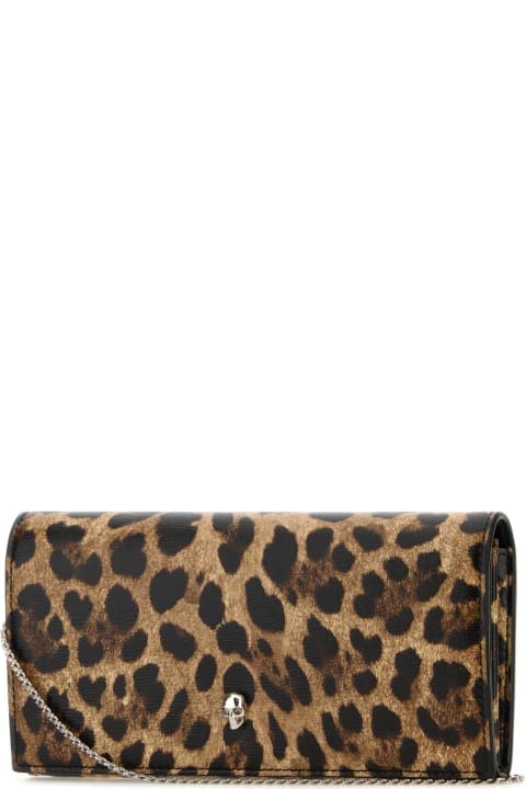 Alexander McQueen Accessories for Women Alexander McQueen Printed Leather Wallet