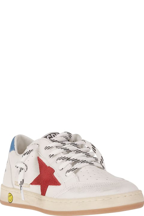 Shoes for Boys Golden Goose Ballstar Nappa Upper Suede Star Leather Heel