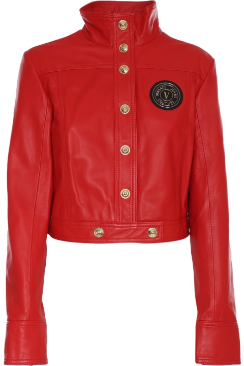 Versace Jeans Couture Coats & Jackets for Women Versace Jeans Couture Leather Jacket