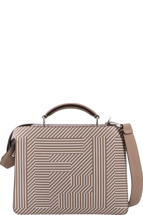 Homeware Fendi Leather Handbach With Ff Print