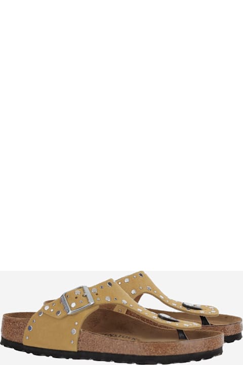 Birkenstock for Women Birkenstock Gizeh Rivet Suede Sandals