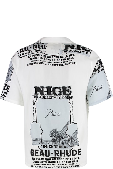 Homeware Rhude Printed Short Sleeved Shirt