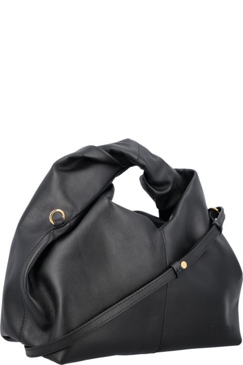 J.W. Anderson for Women J.W. Anderson Black Leather Hobo Twister Bag