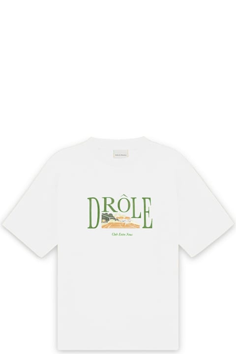 Drôle de Monsieur ملابس علوية لـ القسم الرجالي Drôle de Monsieur Le T-shirt Tennis Court