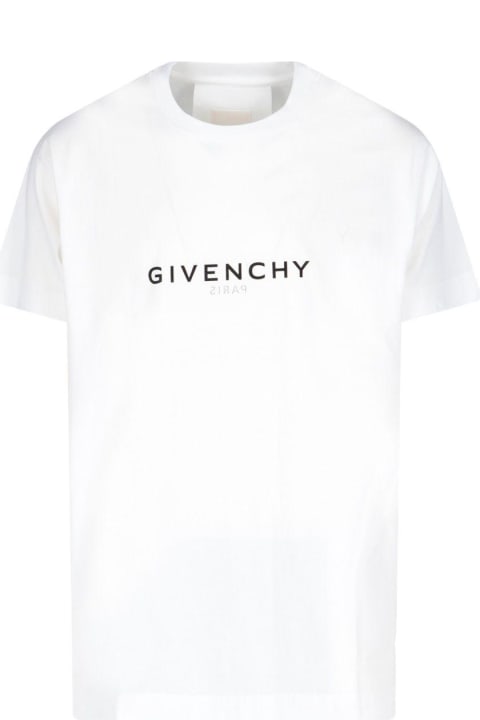 Topwear for Men Givenchy T-shirt Logo Reverse