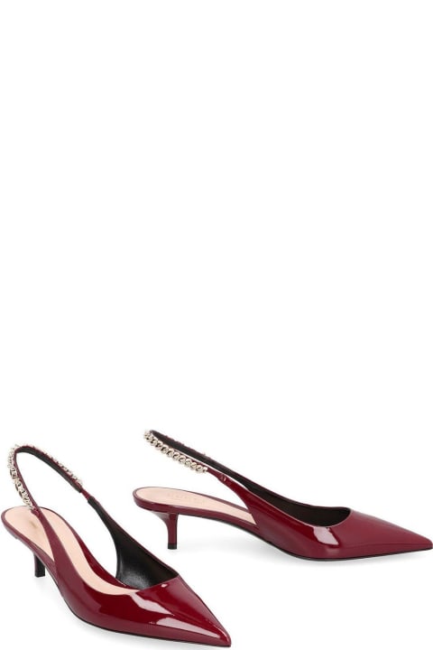 Gucci High-Heeled Shoes for Women Gucci Signoria Slingback Pumps
