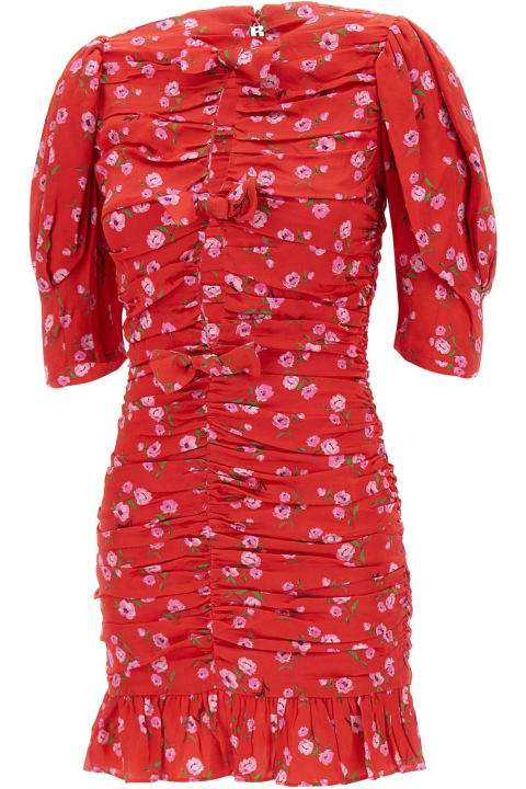 Sale for Women Rotate by Birger Christensen "printed Mini" Viscose Crepe Dress