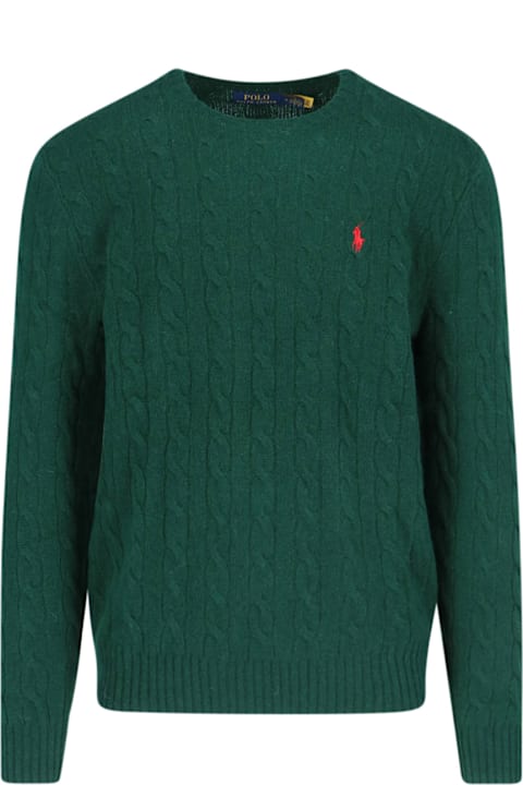 Homeware Ralph Lauren Logo Braided Sweater