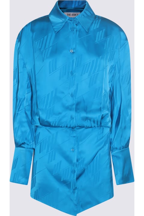 Coats & Jackets for Women The Attico Light Blue Viscose Sylvie Dress