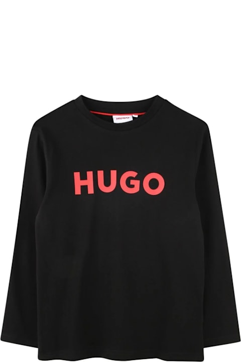 Hugo Boss for Kids Hugo Boss T-shirt Con Stampa