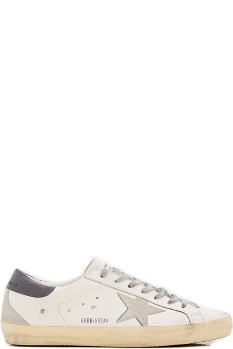 メンズ Golden Gooseのスニーカー Golden Goose Super-star Distressed Low-top Sneakers