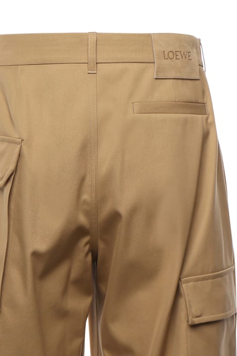 Loewe for Men Loewe Cotton And Silk Cargo Pants