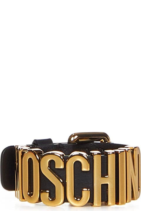 Moschino Bracelets for Women Moschino Logo-embossed Buckle Fastened Bracelet