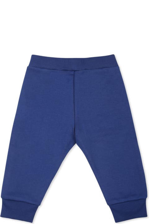 Marni Bottoms for Baby Boys Marni Blue Trousers For Baby Boy With Logo