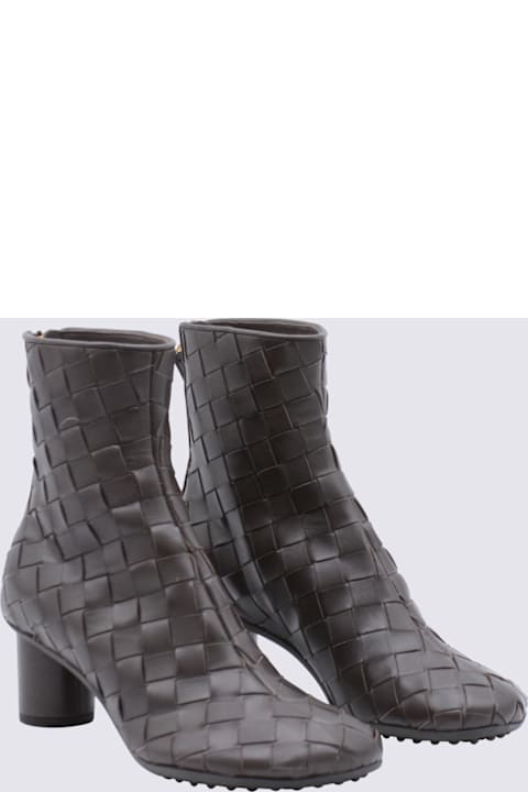 Bottega Veneta Brown Leather Atomic Boots