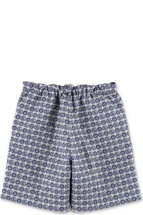 Sale for Kids Gucci Double G Geometric Shorts