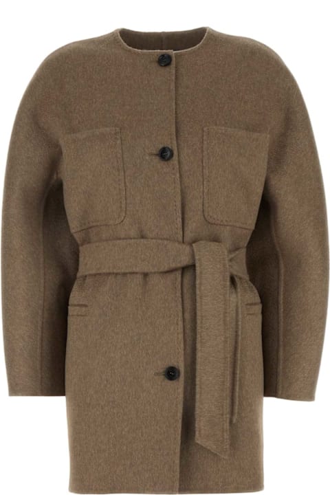 Max Mara Clothing for Women Max Mara Biscuit Cashmere Albata Coat