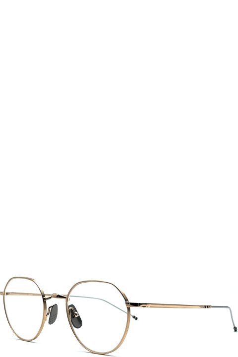 メンズ Thom Browneのアイウェア Thom Browne Round - White Rx Glasses